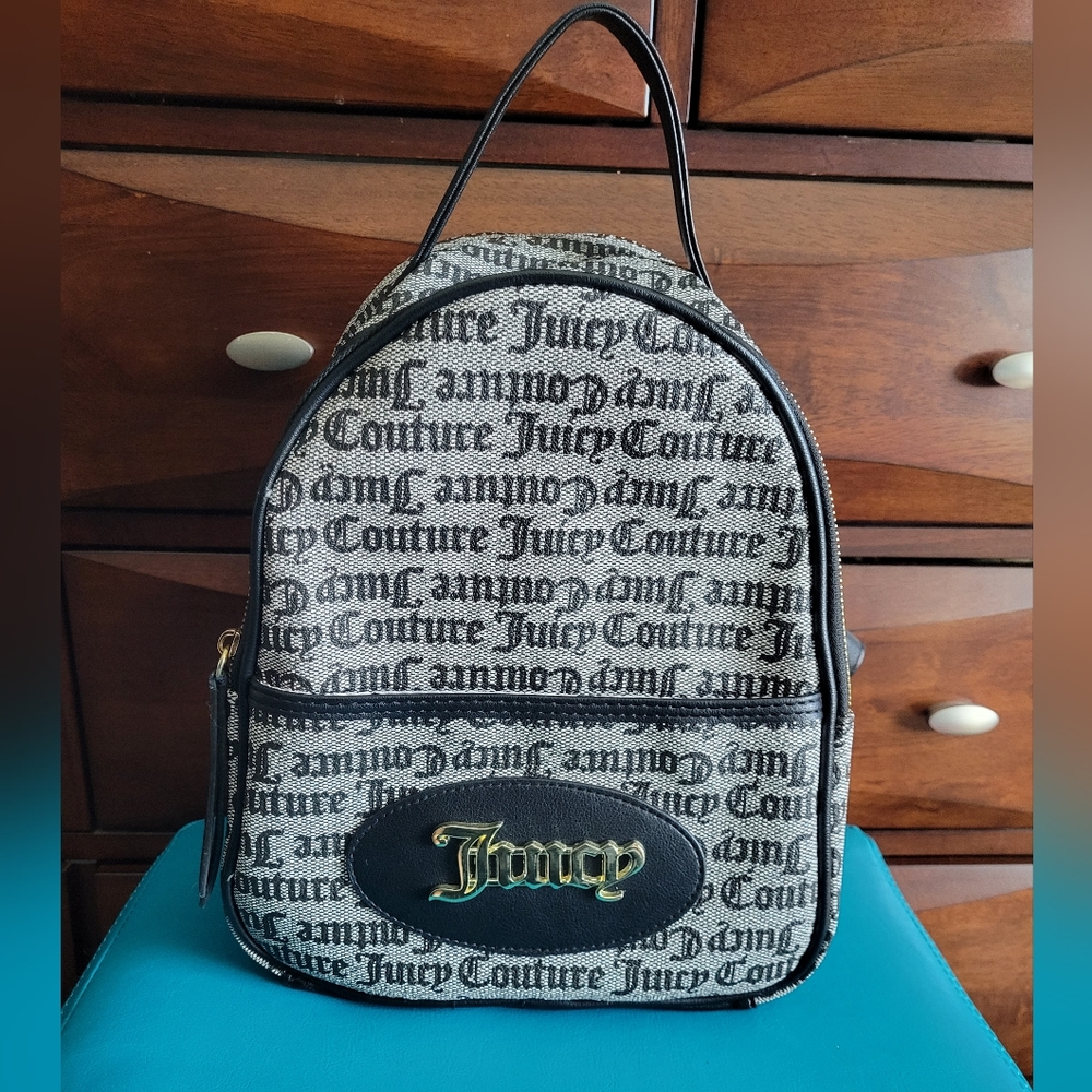 Juicy Couture Gothic Status Black Crazy for You Backpack